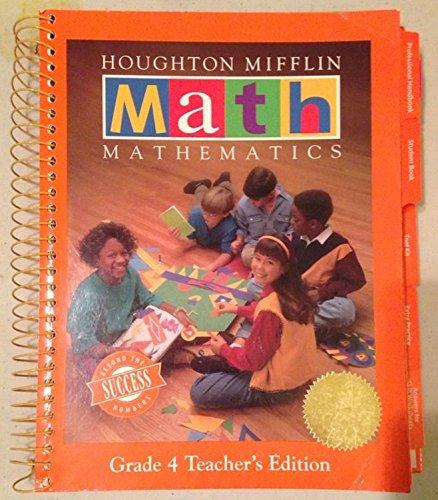 Mathematics Grade 4 Teacher's Edition [Spiral-bound] Bezuk, Nadine; Bohan, Harry; Clark, Gerlena; Kelleher, Heather J.; et.al.