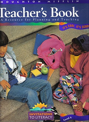 Teacher's Book Level 4 Imagine, It's Cool. It's School. Theme 1 [Spiral-bound] J. David Cooper John J. Pikulski