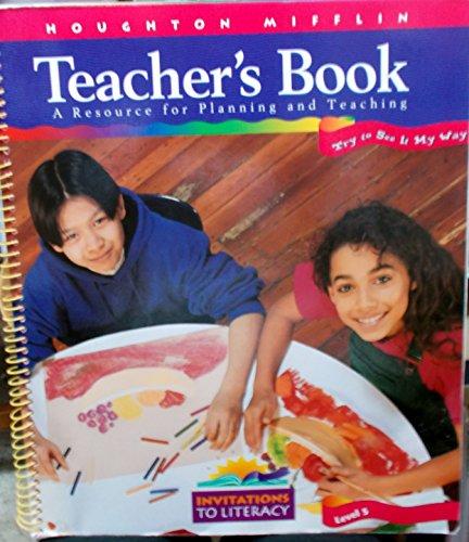 Try to See It My Way: Level 5 (Invitations to Literacy) Teacher's Book [Spiral-bound] Cooper, J. David and Pikulski, John J.