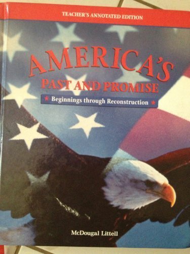 America's Past and Promise, Teacher's Annotated Edition [Hardcover] Lorna Mason, et al