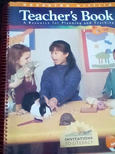 Houghton Mifflin Teacher's Book Level 2.1 Invintation to Literacy (A Resource For Planning And Teaching) [Spiral-bound] Houghton Mifflin