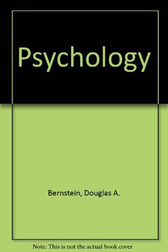 Psychology [Paperback] Douglas A. Bernstein