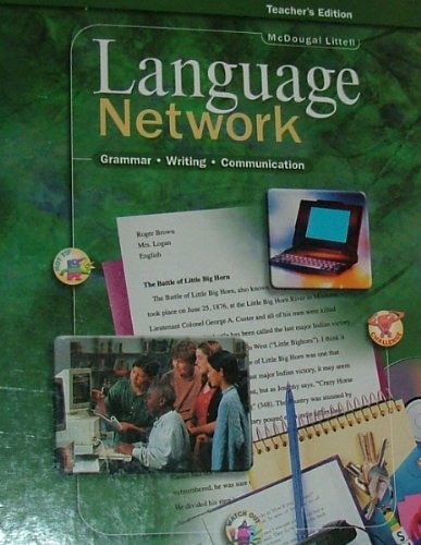 Language Network: Grammar  Writing  Communication - Grade 8 [Teacher's Edition] [Spiral-bound] McDougal Littell