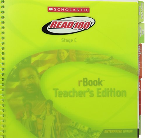 Scholastic Read 180 Stage C rBook Teacher's Edition [Spiral-bound] Scholastic Inc.