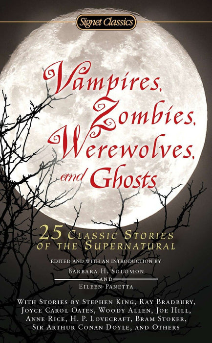 Vampires, Zombies, Werewolves and Ghosts