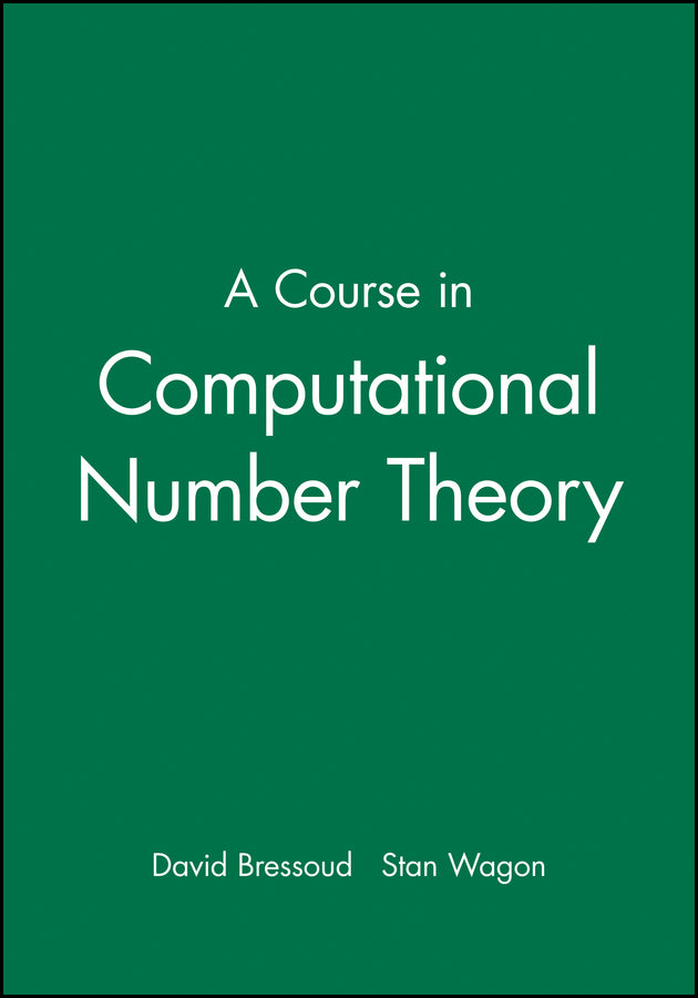 A Course in Computational Number Theory