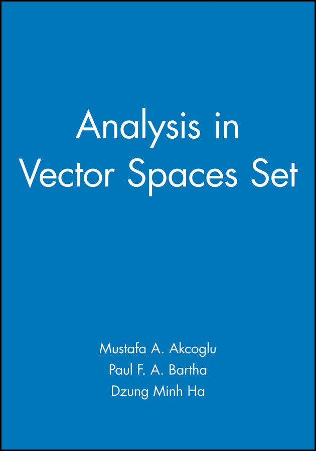 Analysis in Vector Spaces Set