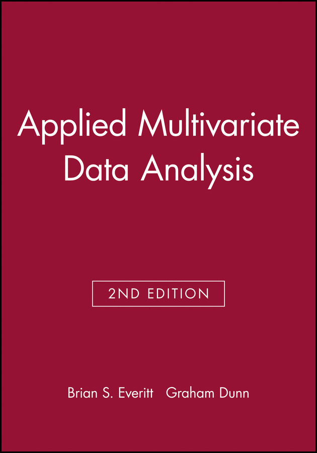 Applied Multivariate Data Analysis