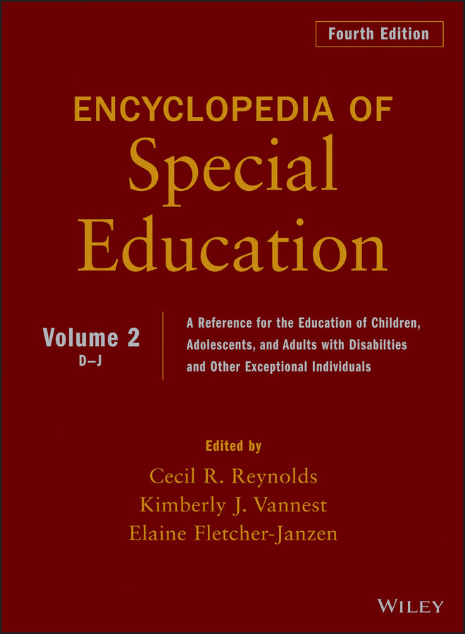 Encyclopedia of Special Education, Volume 2