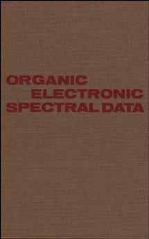 Organic Electronic Spectral Data, Volume 31, 1989