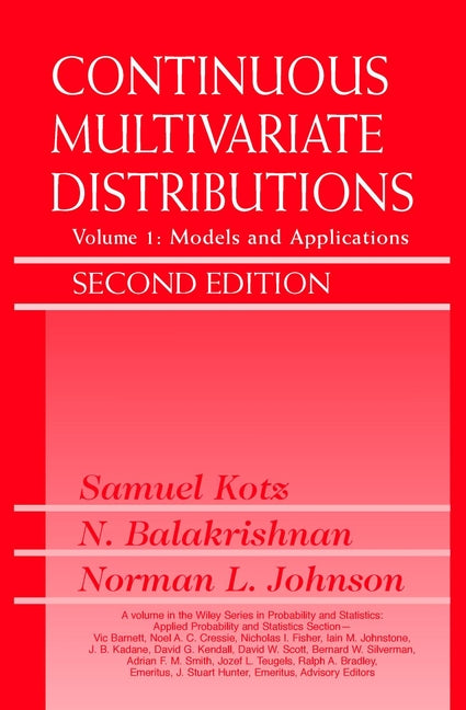 Continuous Multivariate Distributions, Volume 1
