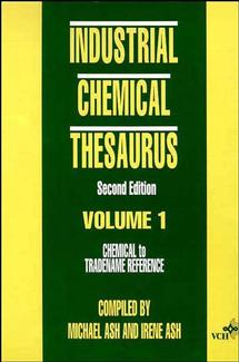 Industrial Chemical Thesaurus, 2 Volume Set
