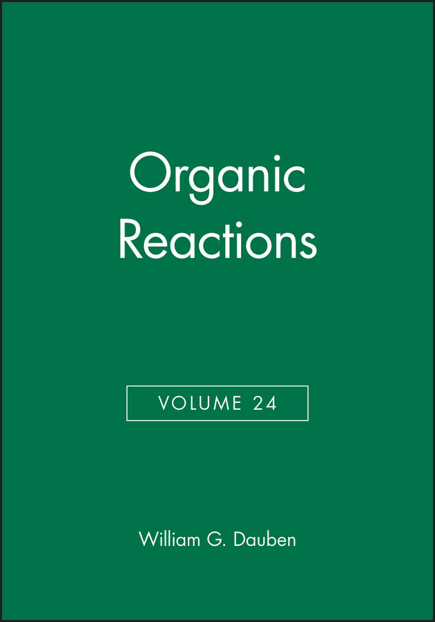 Organic Reactions, Volume 24