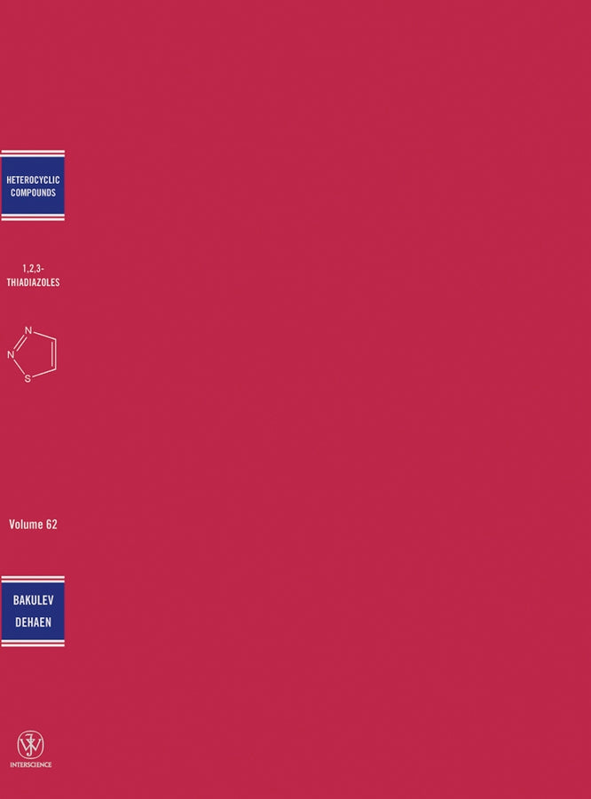 The Chemistry of 1,2,3-Thiadiazoles, Volume 62