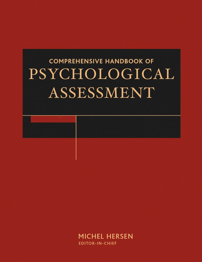 Comprehensive Handbook of Psychological Assessment, 4 Volume Set