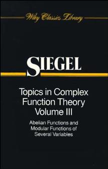 Topics in Complex Function Theory, Volume 3