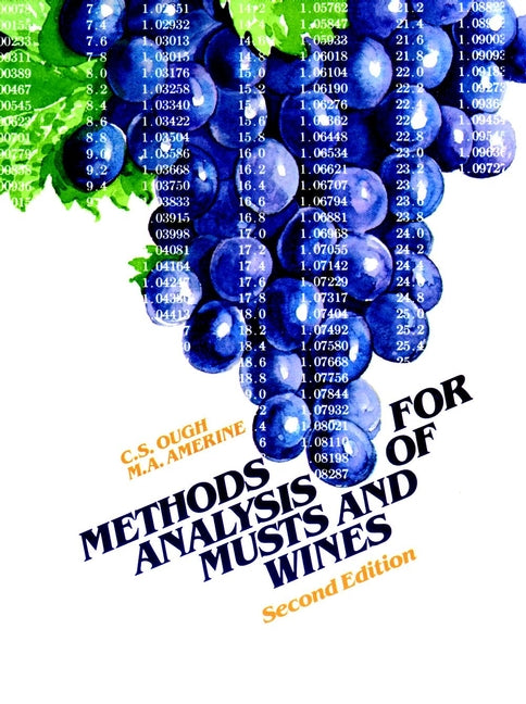Methods Analysis of Musts and Wines