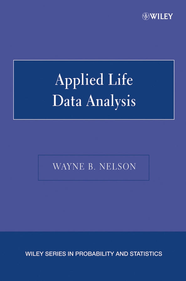 Applied Life Data Analysis