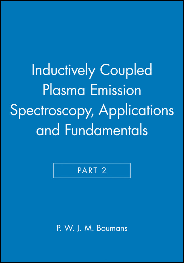 Inductively Coupled Plasma Emission Spectroscopy, Part 2