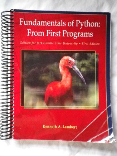 ACP FUNDAMENTALS OF PYTHON: FROM FIRST PROGRAMS