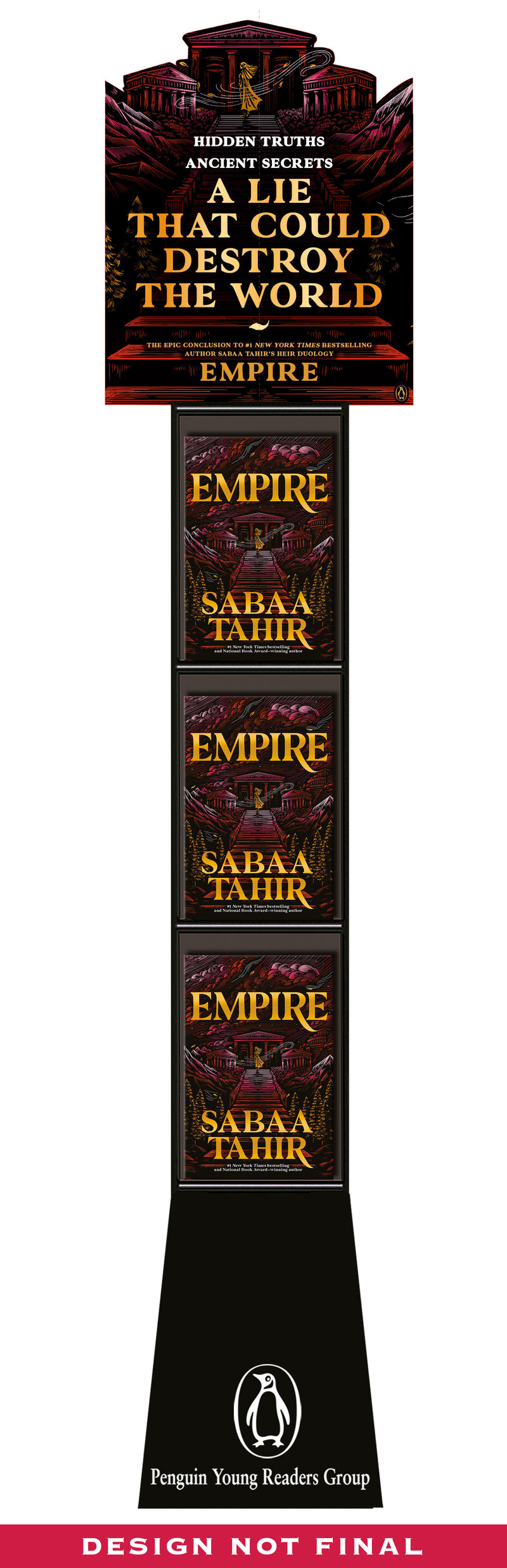 SIGNED Empire 9-Copy Floor Display w/RISER