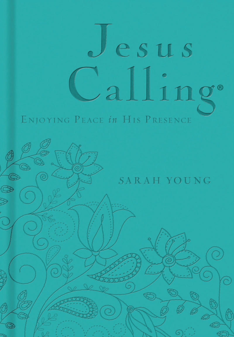 Jesus Calling, Teal Leathersoft, with Scripture References: Enjoying Peace in His Presence (A 365-Day Devotional) – The Perfect Christian Gifts for Women