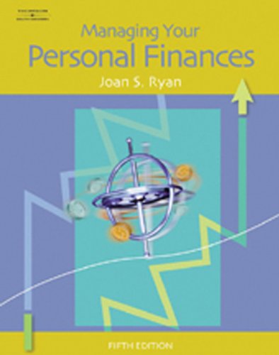 Managing Your Personal Finances Ryan, Joan S.