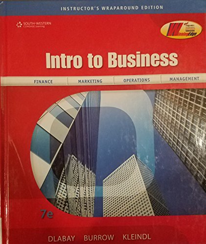 Introduction to Business, Instructor's Wraparound Edition [Hardcover] Dlabay, Les R.