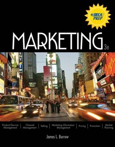 Marketing (Marketing Titles from Burrow) Burrow, James L.