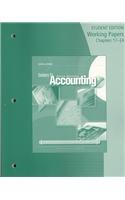 Working Papers, Chapters 17-24 for Gilbertson/Lehman's Century 21 Accounting: General Journal, 9th