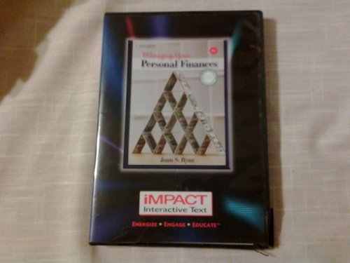 Impact CD-ROM for Ryan's Managing Your Personal Finances, 6th