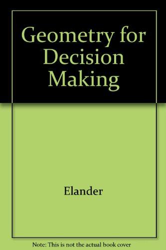 Geometry For Decision Making Teacher Edition [Hardcover] James E. Elander