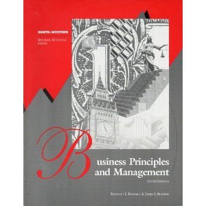 Business Principles and Management [Paperback] James L. Burrow