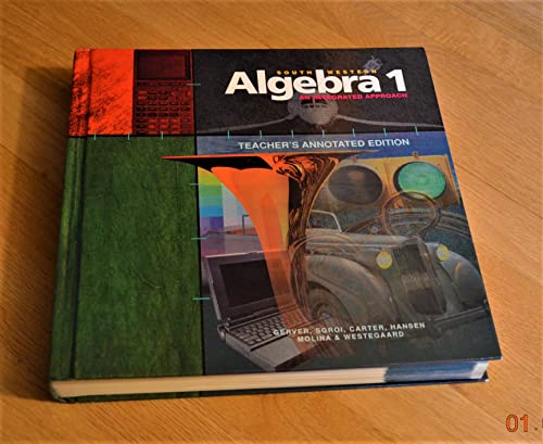 South Western Algebra 1, Chapters 1-14, Teacher Annotated Edition [Hardcover] Robert K. Gerver