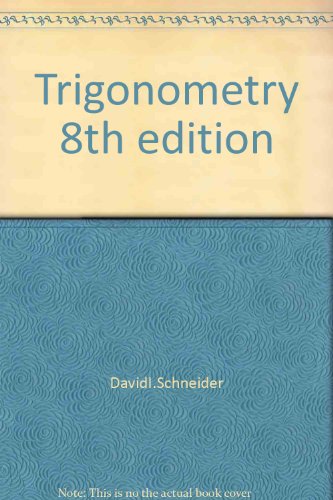 Trigonometry, 8th Edition, Annotated Instructor's Edition [Hardcover] Larson