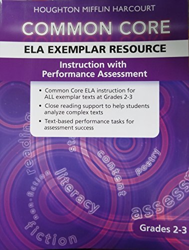 Journeys ELA Exemplar Instructional & Performance Assessment Resource Gr 2-3 Gr2-3