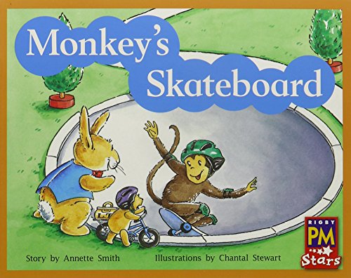 Rigby PM Stars Leveled Reader Bookroom Package Yellow (Levels 6-8) Monkey's Skateboard