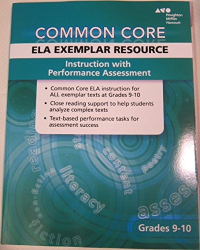 Collections Common Core ELA Exemplar Teacher's Guide Grades 9-10