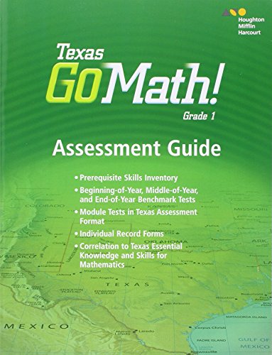 Houghton Mifflin Harcourt Go Math! Texas Assessment Guide Grade 1