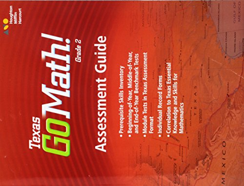 Houghton Mifflin Harcourt Go Math! Texas Assessment Guide Grade 2