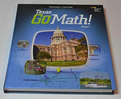 Holt McDougal Go Math! Texas Teacher Edition Grade 7