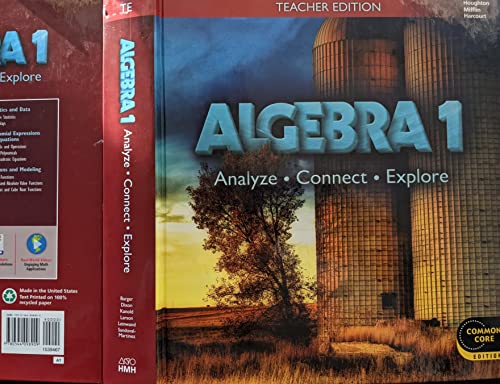 Holt McDougal Algebra 1 Teacher Edition 2014