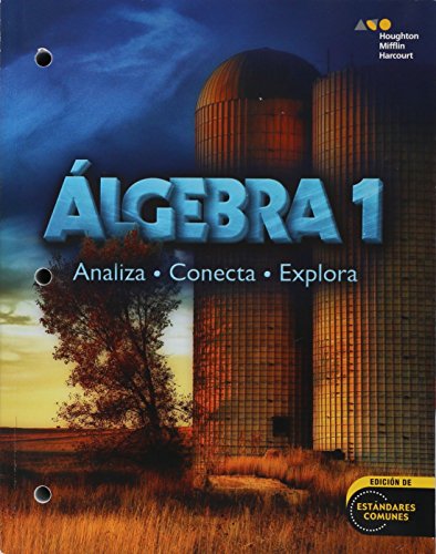 Holt McDougal Algebra 1, Spanish Student Edition Consumable Worktext2014