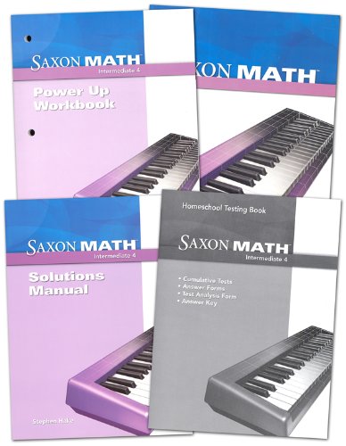 Saxon Homeschool Intermediate 4 Homeschool Package