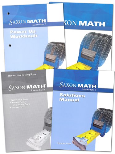 Saxon Homeschool Intermediate 5 Homeschool Package