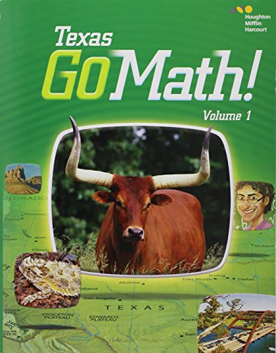 Go Math! Texas Student Edition Bundle Grade 1 2015