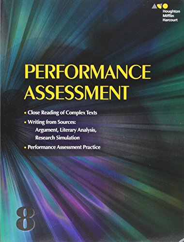 Collections Performance Assessment Student Edition Grade 8