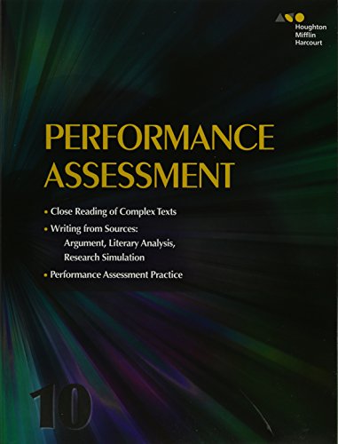 Collections Performance Assessment Student Edition Grade 10