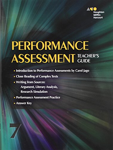 Collections Performance Assessment Teacher's Guide Grade 7