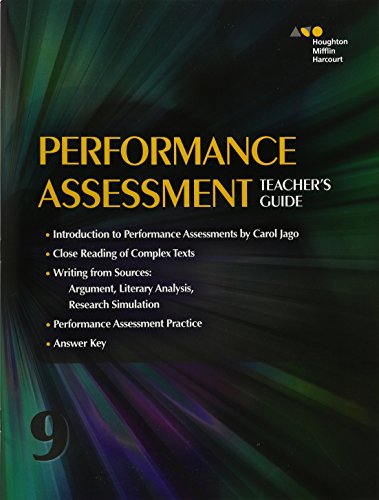 Collections Performance Assessment Teacher's Guide Grade 9
